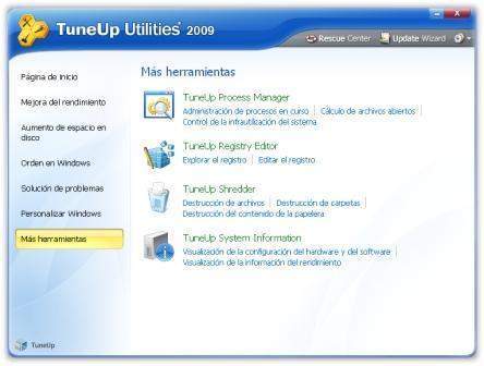 Archivo:TuneUp Utilities mas herramientas.jpg