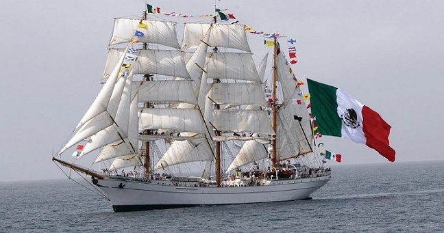 ]]Conocido como “El Caballero de los Mares”   Historial   México   Astillero  Bilbao, España    Tipo  Velero   Operador  Armada de México     Puesta en grada  24 de julio de 1981   Botado  [24 de julio