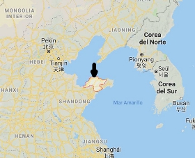 Localización de la ciudad china de Yantai.jpg