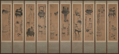 Archivo:Bodegón con Vacijas de Bronces y Plantas con Flores.jpeg