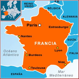 Resultado de imagen para ubicacion geografica de paris