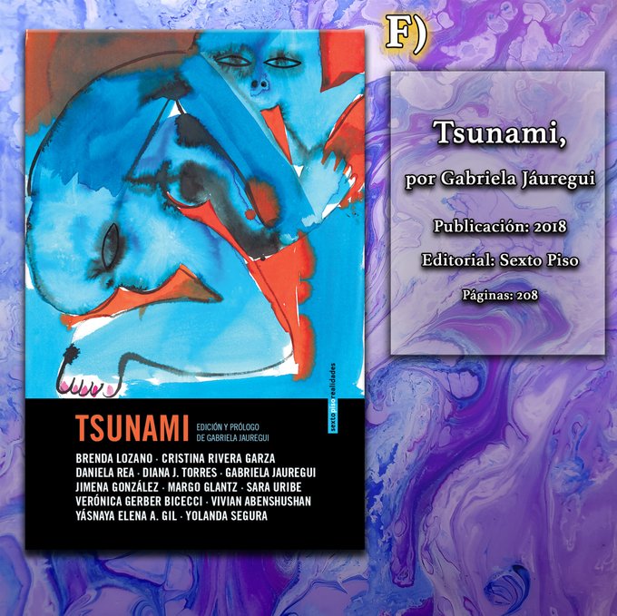 Tsunami, Gabriela Jáuregui, Escritora Mexicana.