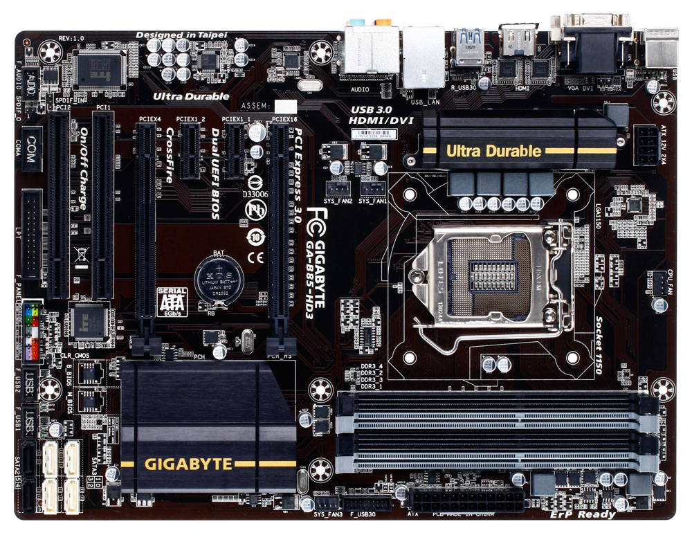 Motherboard GigabyteB85HD3 EcuRed