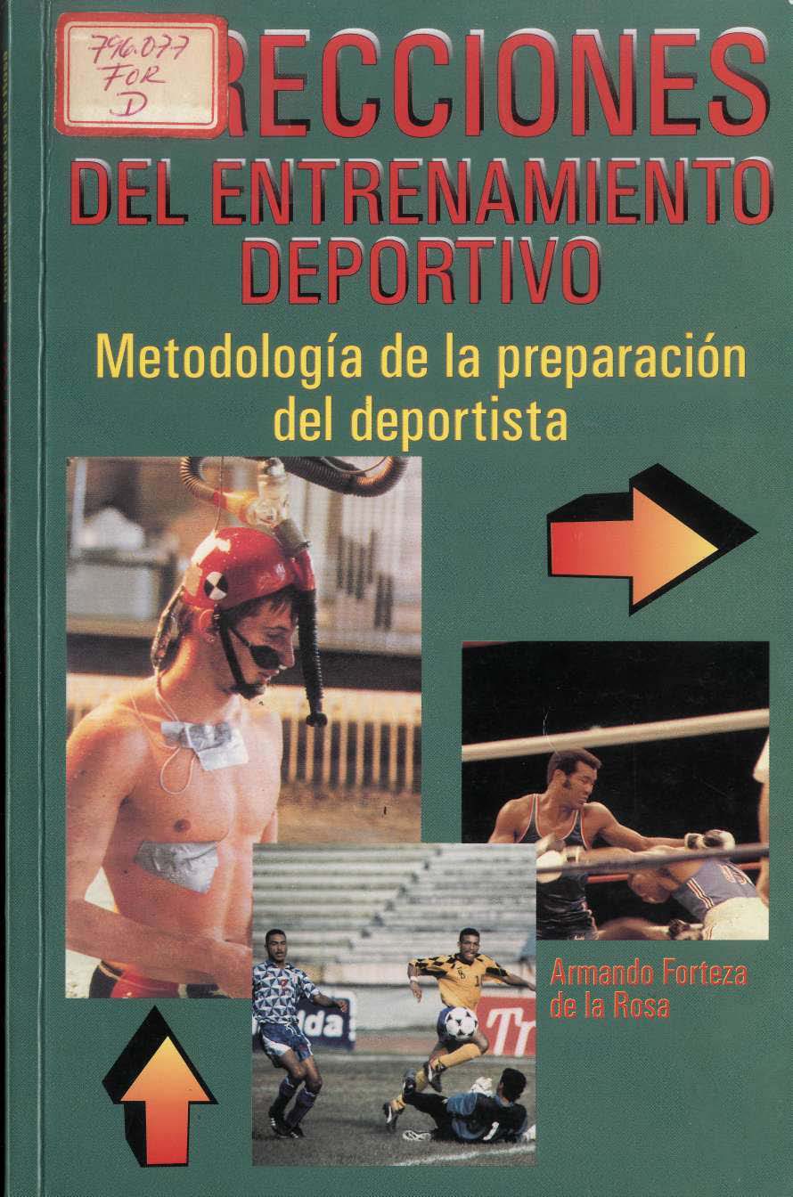 misil Estar satisfecho explorar Direcciones del entrenamiento deportivo (libro) - EcuRed