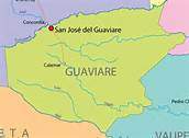 Mapa de Guaviare