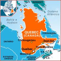 Mapa Político de Quebec