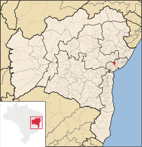 Ubicación de Cachoeira
