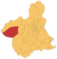 Ubicación de Caravaca de la Cruz en España