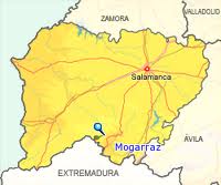 Ubicación de Mogorraz en  Salamanca