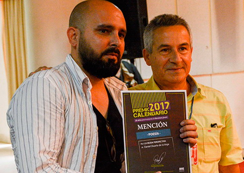 Archivo:Daniel Duarte de la Vega-Mencion Premio Calendario 2017.jpg
