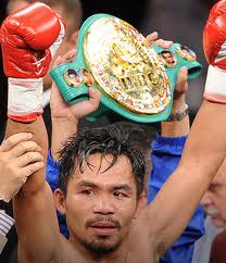 Manny Pacquiao, campeón filipino de boxeo.