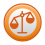 Icono Balance en Naranja Mejorado