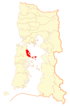 Mapa de la Comuna  Quemchi