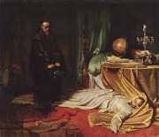 Seni junto al cadáver de Wallenstein (1855)