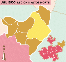 Mapa de Lagos de Moreno