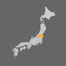 Localización de la prefectura de Fukushima en el mapa de Japón.