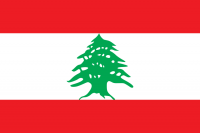 Bandera  La bandera de Líbano