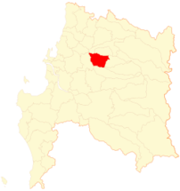 Mapa de la  Comuna  de Bulnes
