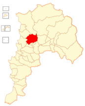 Mapa de la  Comuna  de Nogales