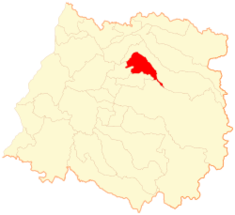 Mapa de la  Comuna  de Río Claro