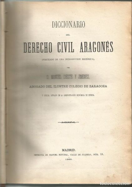 Archivo:Diccionario del derecho civil aragonés.jpg