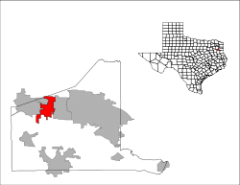 Ubicación de la Ciudad Clarksville en el Estado Tennessee