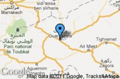 Mapa de La Ciudad de Ouarzazate