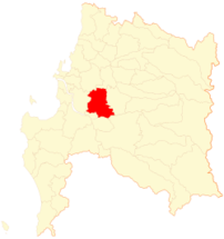 Mapa de la  Comuna  de Yumbel