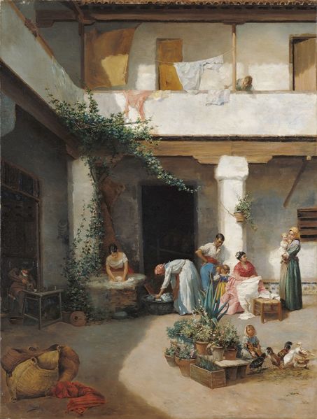 Archivo:Lavandoenelpatioussel.jpg