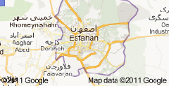 Mapa de la Ciudad de Isfahán