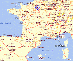 Mapa de Cannes