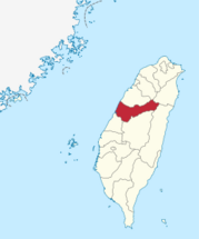 Ubicación de Taichung