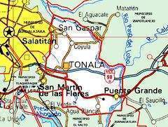 Mapa de Tonalá