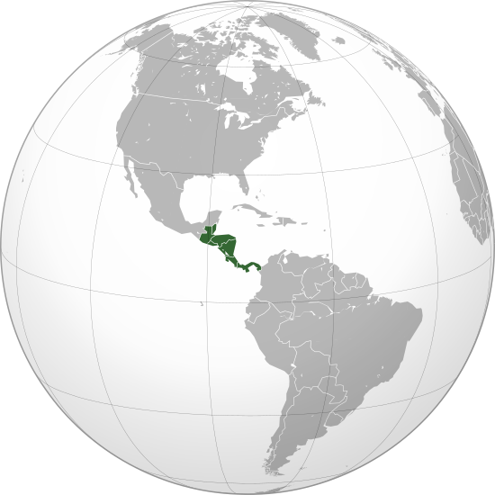 Archivo:Central America (orthographic projection).svg