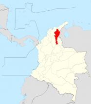 Mapa de la Guajira
