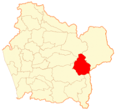 Mapa de la Comuna Melipeuco