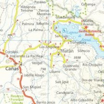 Mapa de la ciudad de Tilarán