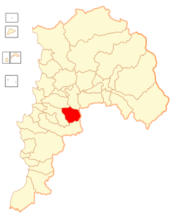 Mapa de la  Comuna  de Olmué