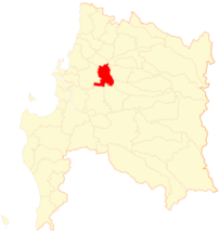 Mapa de la  Comuna  de Quillón