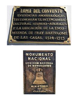 Tarja monumento nacional loma del convento.jpg