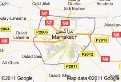 Mapa de La Ciudad de Marrakech