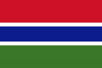 Bandera  de Gambia