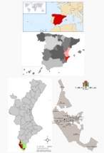 Ubicación de Los Desamparados en España