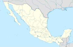 Mapa de México sin ninguna indicación. Ciudad Juárez se encuentra en la frontera norte del país.
