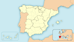 Ubicación de Sarriá de Ter en España
