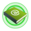 Icono Libro Electrónico en Verde