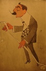 Caricatura d Manuel Pichardo