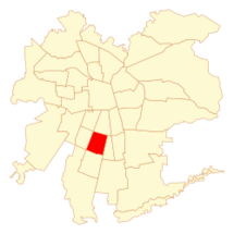Mapa de la Comuna La Cisterna