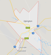 Mapa de Upington