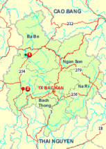 Ubicación de la Provincia de Ban can